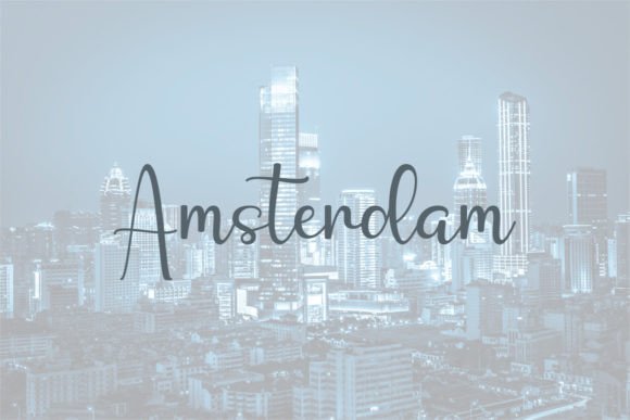 Manda Nanda Font Poster 3