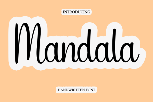 Mandala Font Poster 1