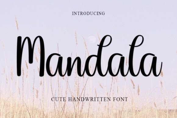 Mandala Font Poster 1