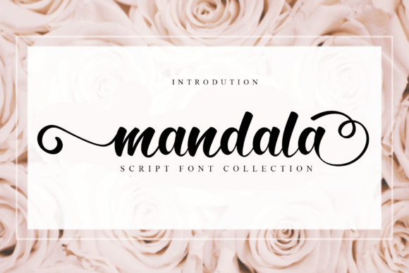 Mandala Font Poster 1