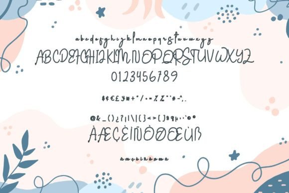 Mandala  Handmade Font Poster 5