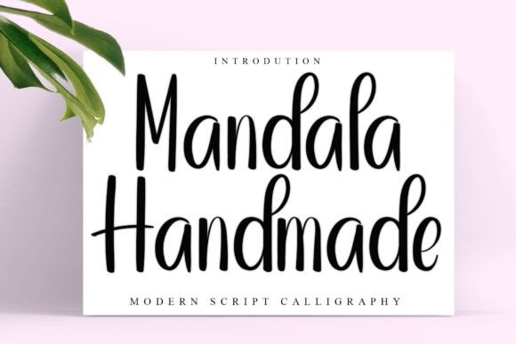 Mandala Handmade Font Poster 1