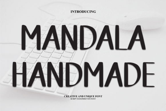 Mandala Handmade Font Poster 1