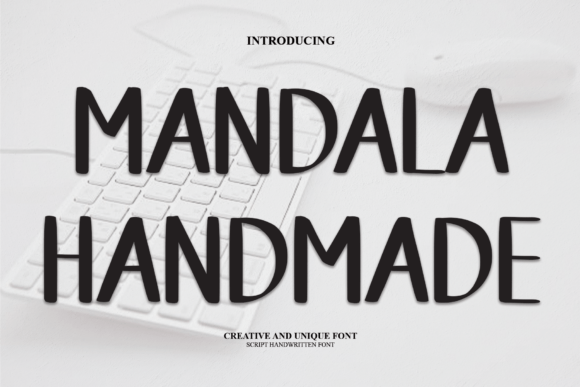 Mandala Handmade Font Mandala Handmade Font Poster 1