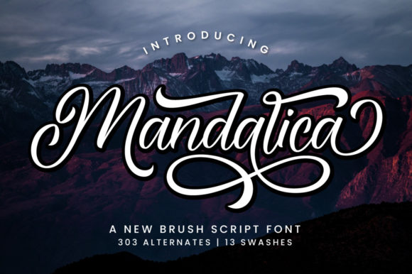 Mandalica Font Poster 1