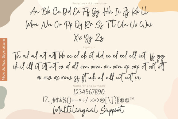 Mandalica Font Poster 11