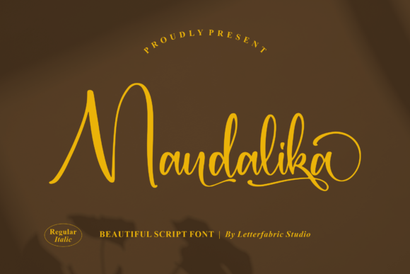 Mandalika Font Poster 1