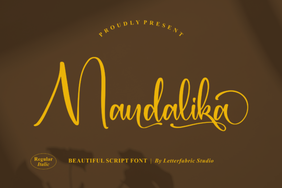 Mandalika Font Mandalika Font Poster 1
