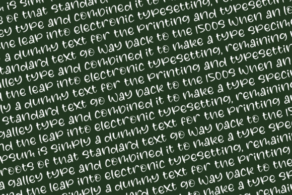 Mango Flower Font Poster 8