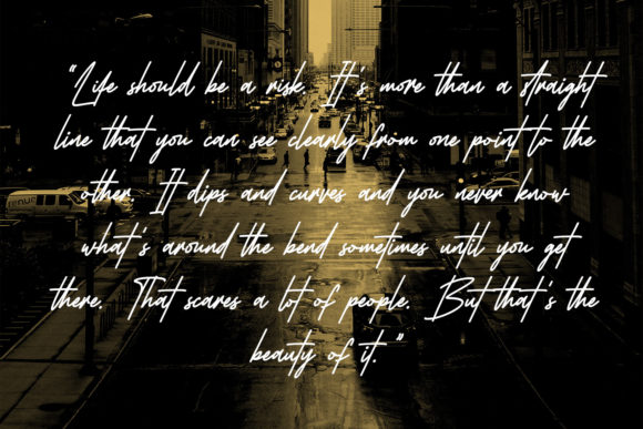 Manic Streets Font Poster 2