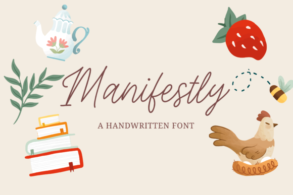 Manifestly Font Poster 1