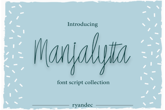 Manjalyta Font Poster 1