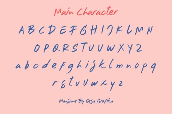 Manjane Font Poster 4