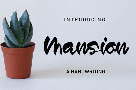 Mansion Font Poster 1