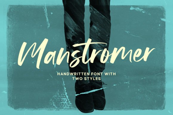 Manstromer Font Poster 1