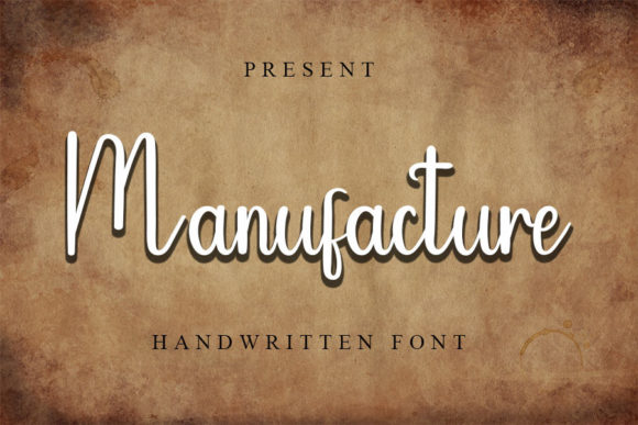 Manufacture Font Poster 1