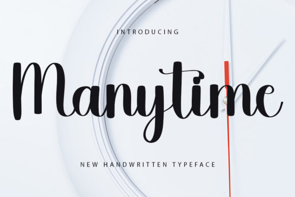 Manytime Font Poster 1