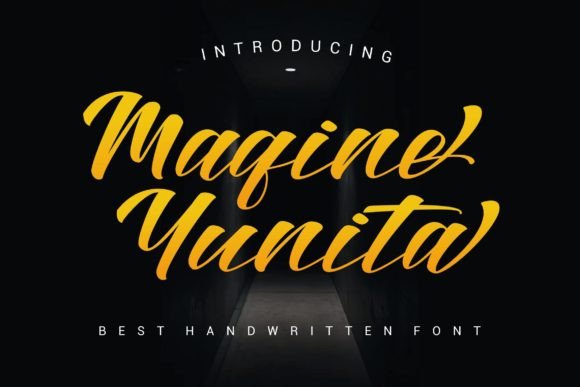 Maqine Yunita Font Poster 1