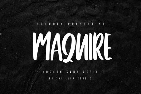 Maquire Font Poster 1