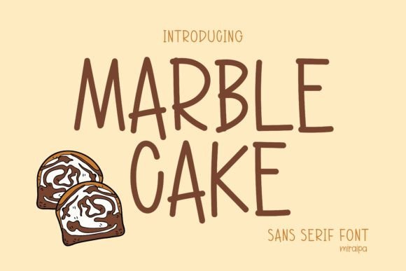 Marble Cake Font