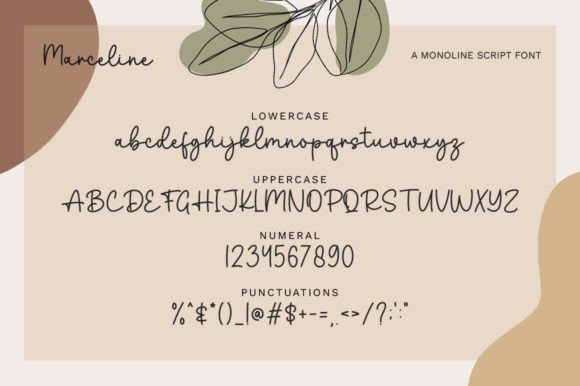Marceline Font Poster 6