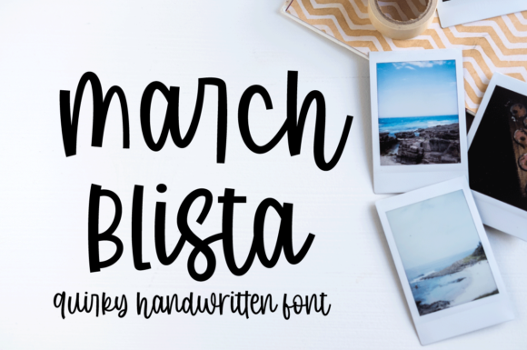 March Blista Font Poster 1