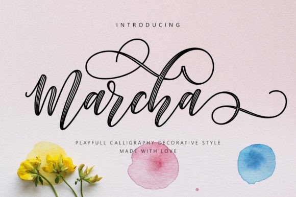 Marcha Font Poster 1