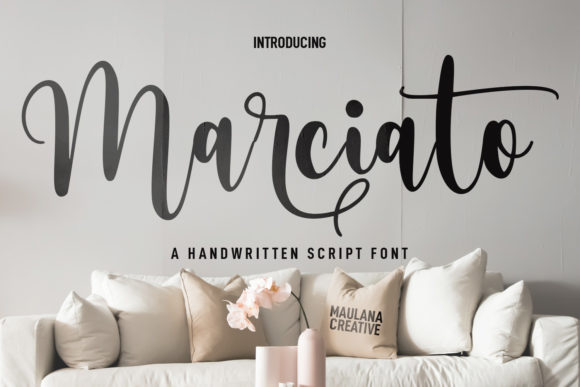 Marciato Font Poster 1
