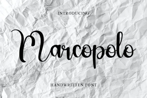 Marcopolo Font Marcopolo Font Poster 1