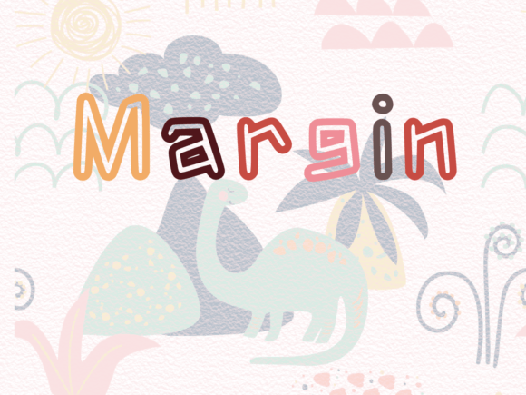 Margin Font Poster 1