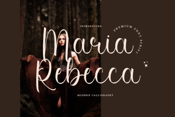 Maria Rebecca Font Poster 1