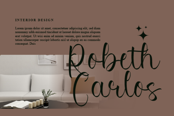 Maria Rebecca Font Poster 2