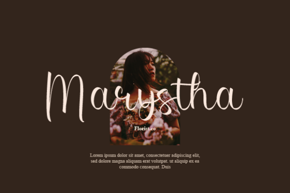 Maria Rebecca Font Poster 4