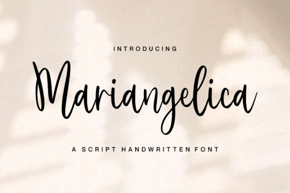 Mariangelica Font Poster 1