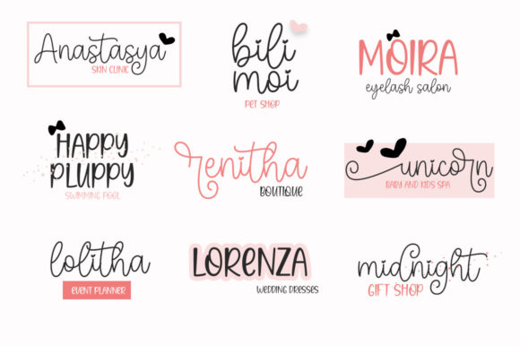 Marie Clairie Font Poster 4