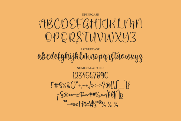 Marifossa Font Poster 13