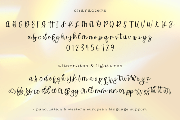 Marigold Market Font Poster 3
