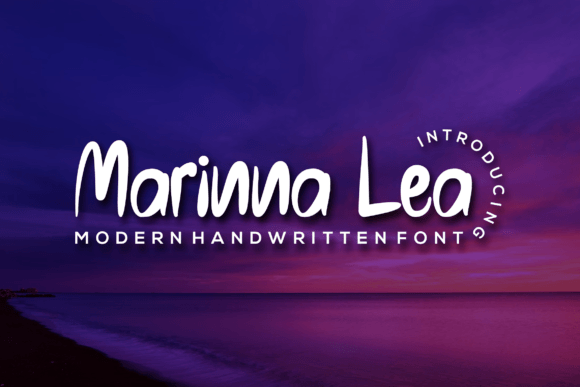 Marinna Lea Font Poster 1