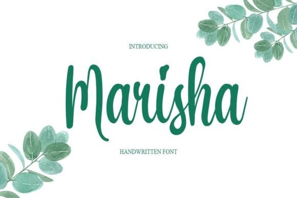 Marisha Font Poster 1