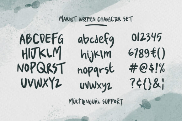 Market Written Font Poster 8