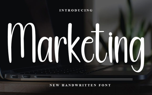 Marketing Font Poster 1