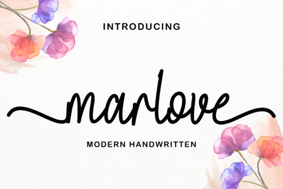 Marlove Font Poster 1