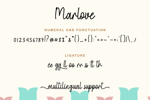 Marlove Font Poster 9