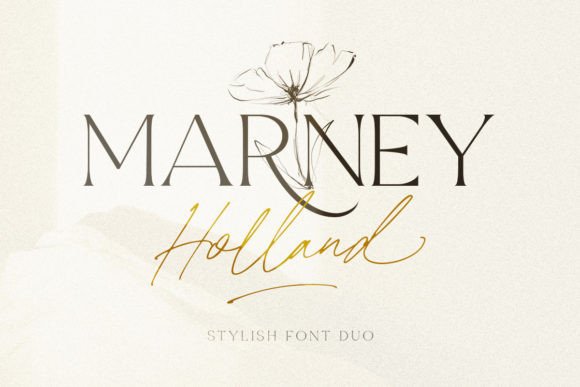 Marney Holland Font Poster 1