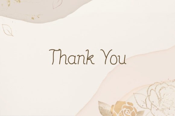 Marry Italic Font Poster 4