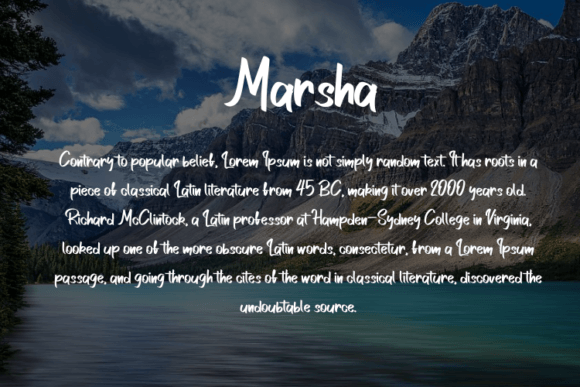 Marsal Font Poster 8