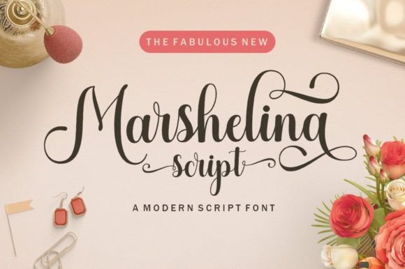 Marshelina Font Poster 1