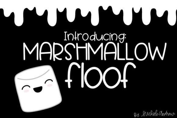 Marshmallow Floof Font Poster 1