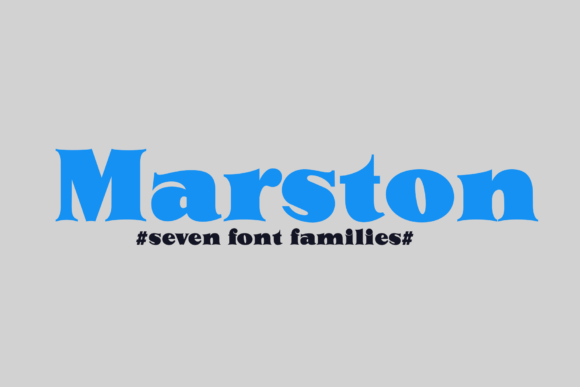 Marston Font Marston Font Poster 1