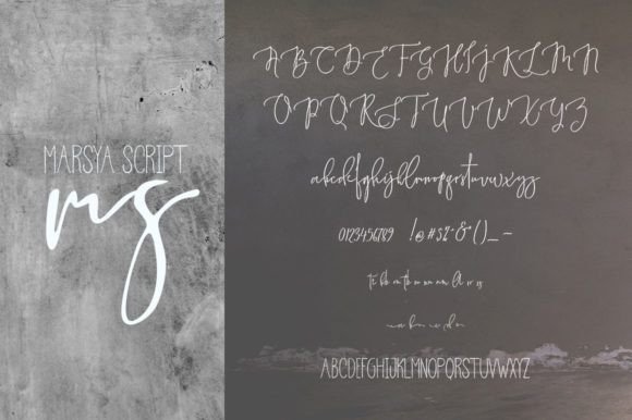 Marsya Font Poster 5